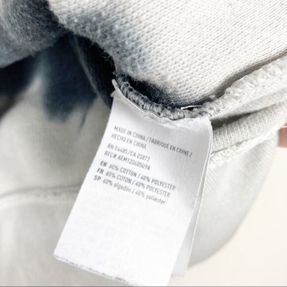 American Eagle Ombré Tie Dye Sweater Sz M - Picture 4 of 6